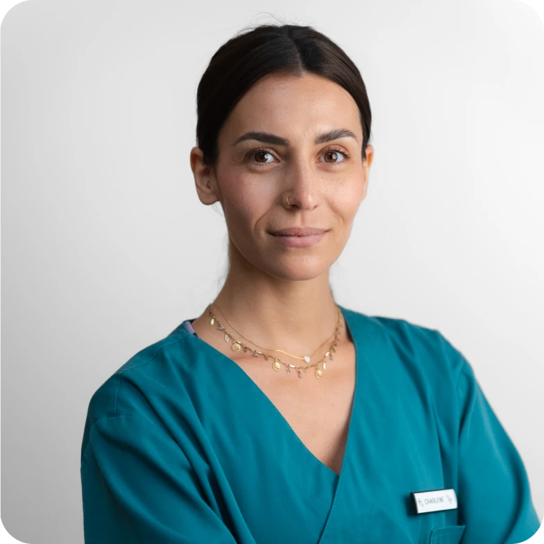 charlene asisstante dentaire Accueil Cabinet d’orthodontie Drs. ROCCA & Associés